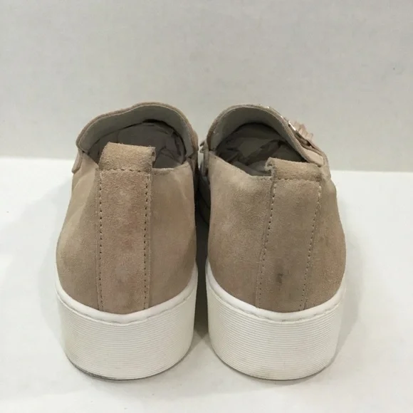 Louisa Suede Loafers/Flats  With Silver Buckle - Picture 9 of 12